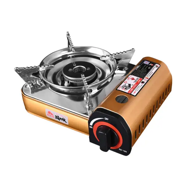 Hot Selling ZD-101 Portable Gas Stove Outdoor Windproof Butane Portable Gas Stove