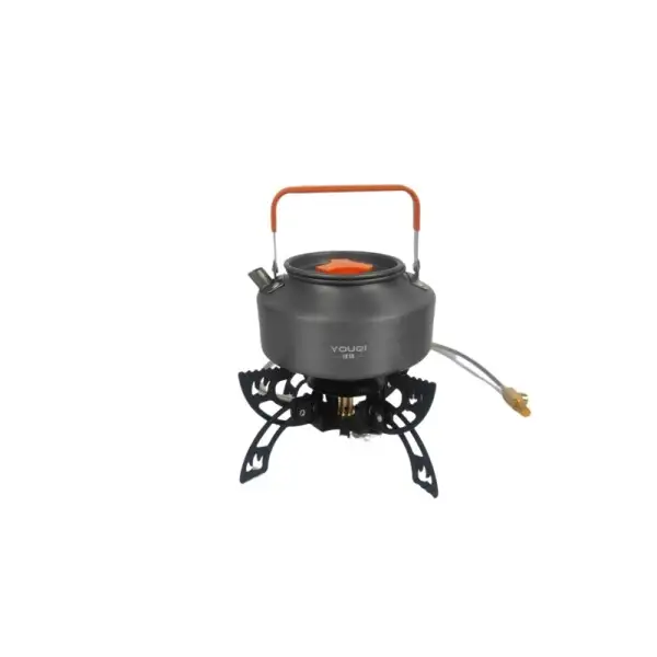 High-quality custom logo Durable mini foldable portable butane gas stove for camping