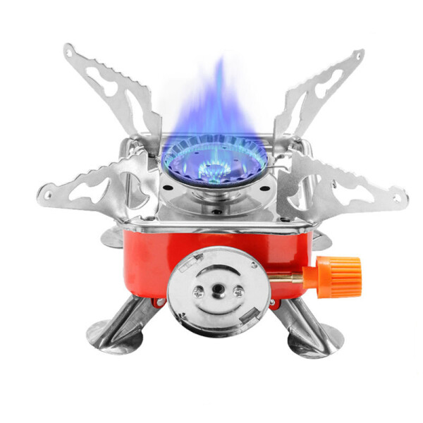 High-quality Mini square Outdoor Picnic Equipment portable folding gas stove for camping